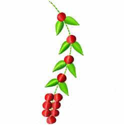 Flowers And Tree Embroidery Design 7